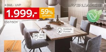 XXXLutz VENJAKOB ESSTISCH Angebot