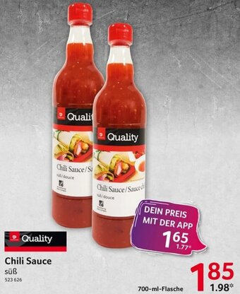 Selgros Quality Chili Sauce 700-ml-Flasche Angebot