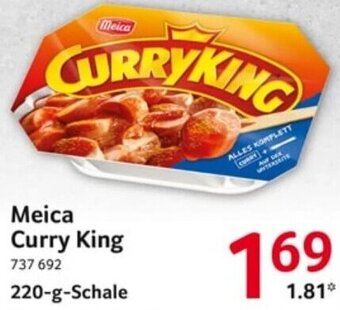 Selgros Meica Curry King 220-g-Schale Angebot