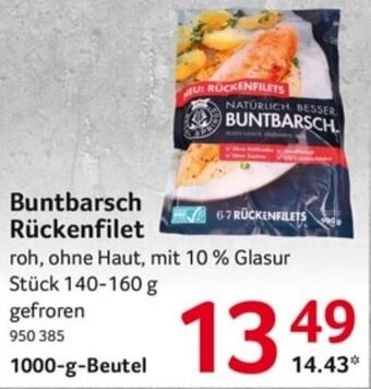 Selgros Buntbarsch Rückenfilet 1000-g-Beutel Angebot