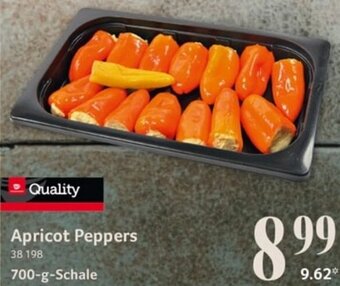 Selgros Quality Apricot Peppers 700-g-Schale Angebot