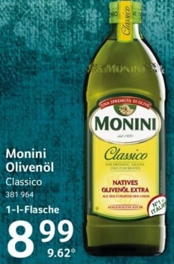 Selgros Monini Olivenöl 1-L-Flasche Angebot