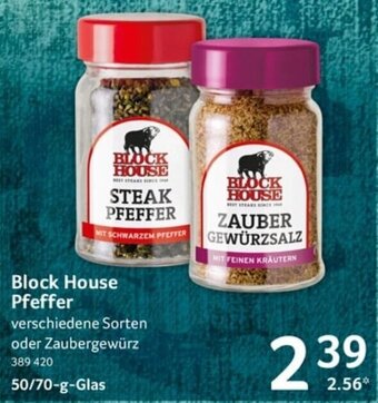 Selgros Block House Pfeffer 50/70-g Glas Angebot