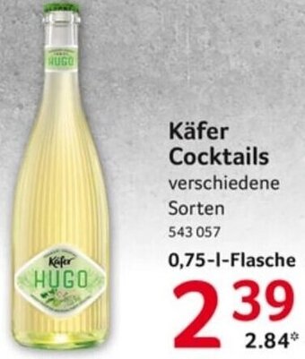 Selgros Käfer Cocktails 0,75 L Flasche Angebot