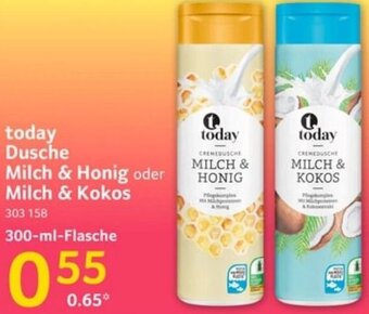 Selgros today Dusche Milch & Honig oder Milch & Kokos 300-ml Flasche Angebot