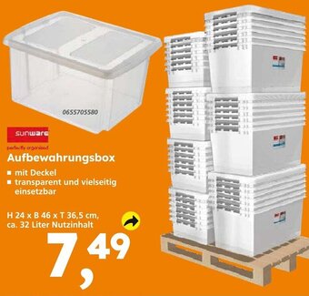 Globus Baumarkt Sunware Aufbewahrungsbox Angebot