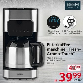 Selgros BEEM Filterkaffeemaschine Fresh-Aroma-Touch Angebot