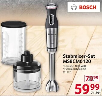 Selgros BOSCH Stabmixer-Set MS8CM6120 Angebot