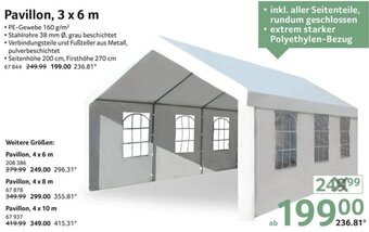 Selgros Pavillon, 3 x 6 m Angebot