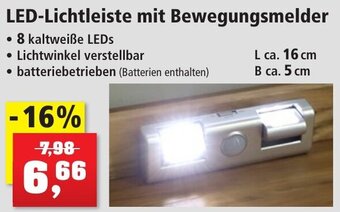 Thomas Philipps LED-Lichtleiste mit Bewegungsmelder Angebot