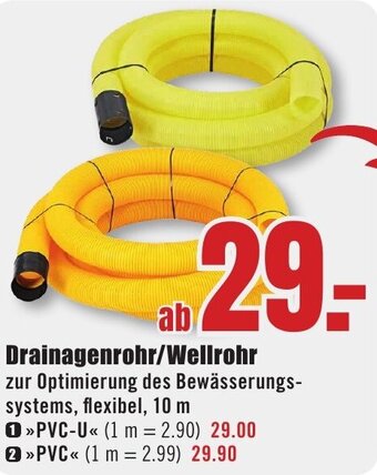 B1 Discount Baumarkt Drainagenrohr/Wellrohr Angebot