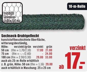 B1 Discount Baumarkt Sechseck-Drahtgeflecht Angebot