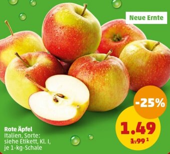 PENNY Rote Äpfel 1-kg Schale Angebot