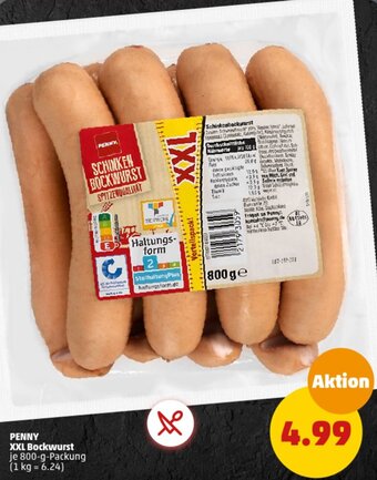 PENNY PENNY XXL Bockwurst 800-g-Packung Angebot