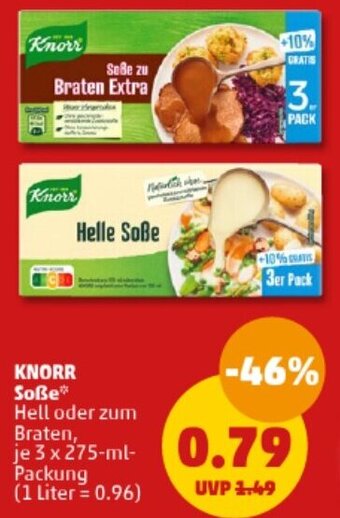 PENNY KNORR Soße 3 x 275-ml Packung Angebot