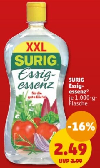 PENNY SURIG Essigessenz 1.000-g Flasche Angebot