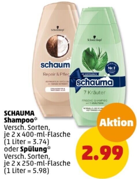 Schauma For Men Shampoo – 2er Pack, Je 400 Ml | Mit Hopfen, Vegan & Silikonfrei Für Starkes Haar
