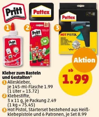 PENNY Pritt Kleber zum Basteln und Gestalten Angebot