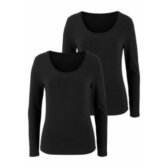 Decathlon Vivance langarmshirts (2 stück) aus baumwoll-stretch damen Angebot