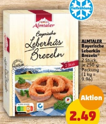 PENNY Almtaler Bayerische Leberkäs Brezeln 250 g Packung Angebot