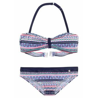 Decathlon S.oliver s.oliver red label beachwear bandeau-bikini im frechen streifen-look Angebot