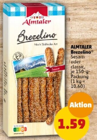 PENNY ALMTALER Brezelino 150 g Packung Angebot