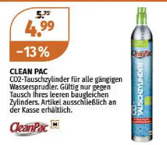 Müller Clean Pac CO2 Tauschzylinder Angebot