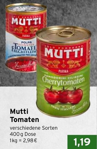 CAP Markt Mutti Tomaten 400 g Dose Angebot