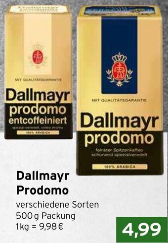 CAP Markt Dallmayr Prodomo 500 g Packung Angebot