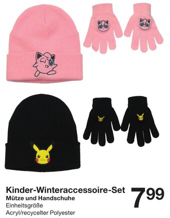 Zeeman Kinder Winteraccessoire-Set Angebot