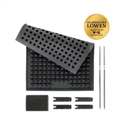 Netto Marken-Discount Kitchbo silikon-backmatte starter set 8-tlg. 37x28cm schwarz Angebot