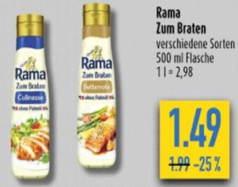 diska Rama Zum Braten Culinesse 500ml Angebot