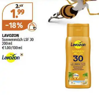 Müller Lavozon Sonnenmilch LSF 30, 200ml Angebot