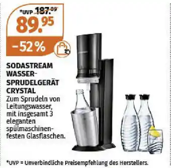 Müller Sodastream Wassersprudelgerät Crystal Angebot