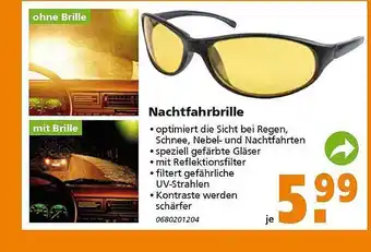 Globus Baumarkt Nachtfahrbrille Angebot