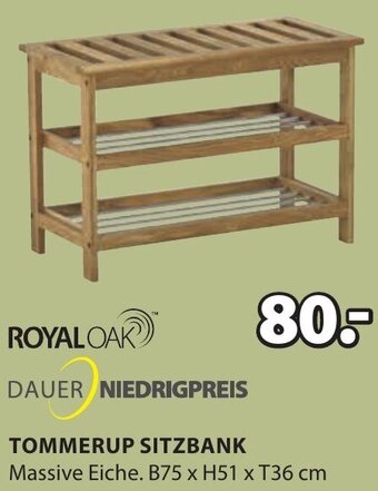 Jysk ROYAL OAK TOMMERUP SITZBANK Angebot