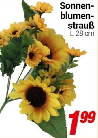 CENTERSHOP Sonnenblumenstrauß L 28 cm Angebot