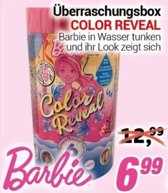 CENTERSHOP Barbie Überraschungsbox COLOR REVEAL Angebot