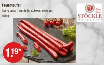 V Markt STÖCKLE Metzgerei Feuerteufel 100g Angebot