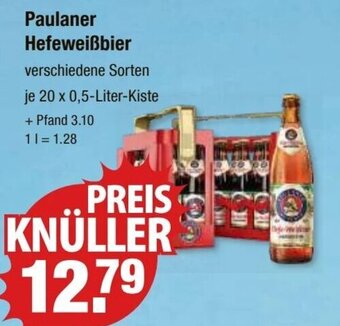 V Markt Paulaner Hefeweißbier je 20 x 0,5-Liter-Kiste Angebot