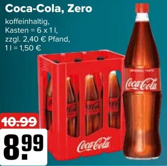 Logo Getränkemarkt Coca-Cola, Zero 6x1 L Angebot