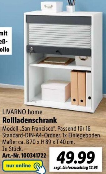 Lidl LIVARNO home Rollladenschrank Angebot
