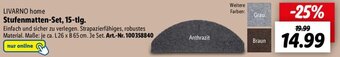 Lidl LIVARNO home Stufenmatten-Set, 15-tlg. Angebot