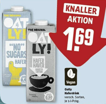 REWE Oatly Haferdrink 1-l-Pckg. Angebot