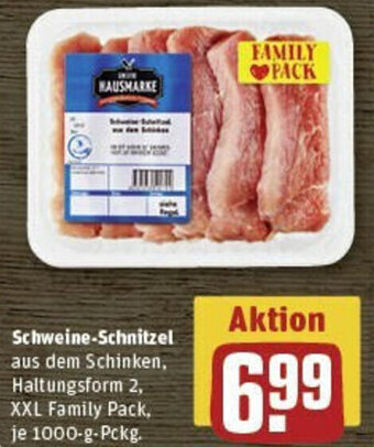 REWE Schweine-Schnitzel 1000-g-Pckg. Angebot