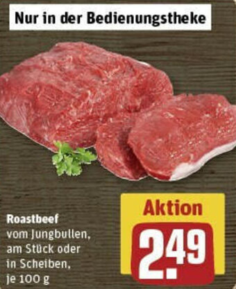 REWE Roastbeef 100 g Angebot