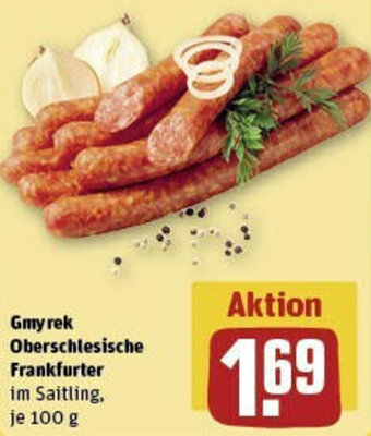 REWE Gmyrek Oberschlesische Frankfurter 100 g Angebot