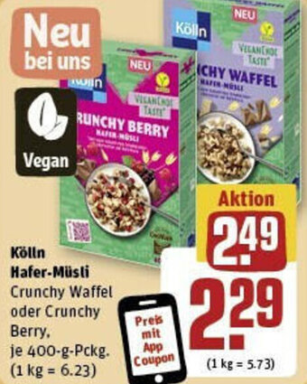 REWE Kölln Hafer-Müsli 400 g Pckg. Angebot