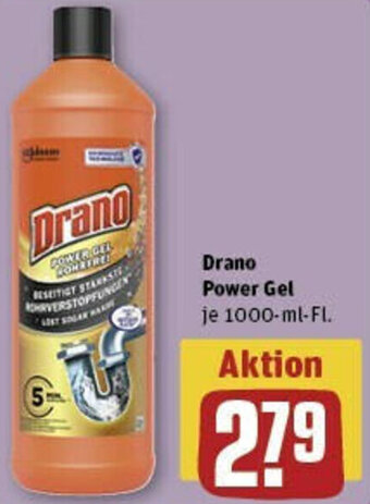 REWE Drano Power Gel 1000-ml-Fl. Angebot