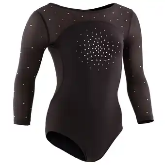 Decathlon Gymnastikanzug turnanzug mädchen schwarz Angebot